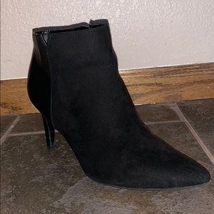 Black ankle boots